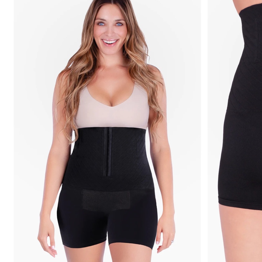 Belly Bandit Black High-Waisted c section postpartum recovery size medium